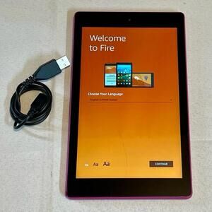 Fire HD 8 Tablet with Alexa, 8" HD Display, 16 GB - Magenta